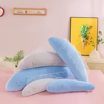 New Long Hairtail Throw Pillow Plush Toy for Girls Gifts Bedside Pillow Doll Throw Pillow Children's Doll