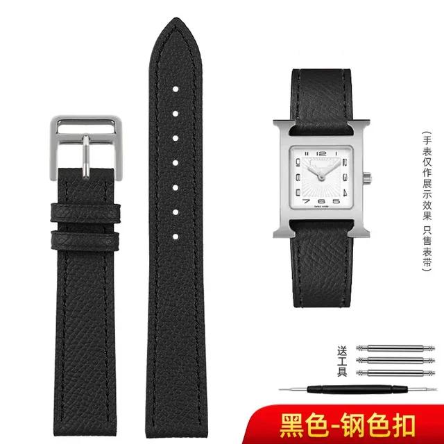 

Genuine Leather Strap Of The Watch Is Suitable For Hermes 14mm 16mm 18mm 20mm Fashionable Comfortable Soft cowhide Bracelet 20mm