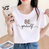 Geometric Trend Women's Short Sleeve Round Neck Fashion T-shirt
