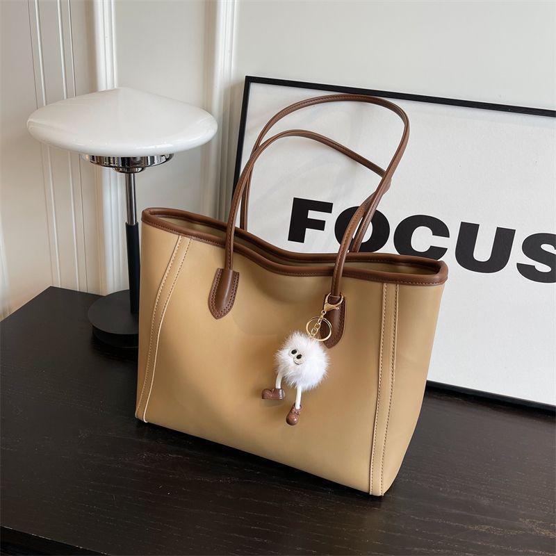 Women's High-Capacity Versatile Tote - 2025 Spring/Summer Shoulder Bag for Work and Commute