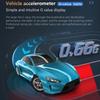 P3 Car Head Up Display Speed Clock Windshield Projector Overspeed Speedometer Alarm Fatigue Driving Reminder Slope Meter