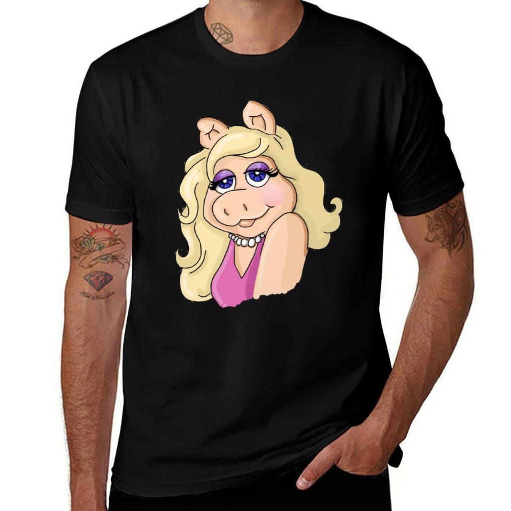 Madame Piggy Tshirt Breathable Basic Cotton Tshirt