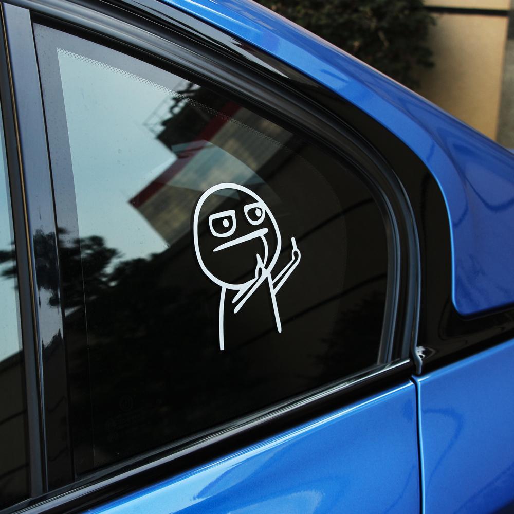 

Автомобиль Авто наклейка Смешной Мультфильм Средний палец для Renault Clio Duster Trafic Megane 2 3 Clio Logan Sport twingo Chevrolet Lacetti