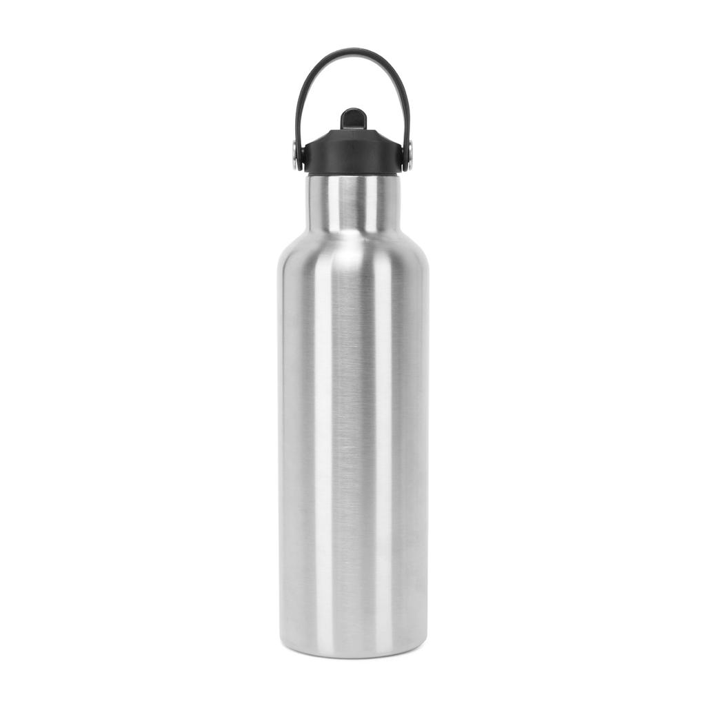 TriDri Plain Flip Up Straw Water Bottle