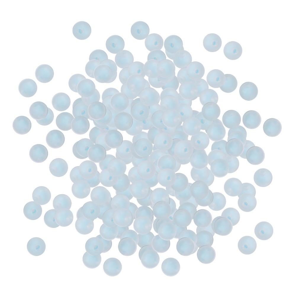 500g Blue Frosted Beads 8mm DIY Jewelry Making Supplies Resin Beads Necklaces Making синий