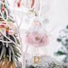 Cute Santa Claus Doll Ornaments Festive Christmas Tree Hanging Decorations for Home Office Party Celebration