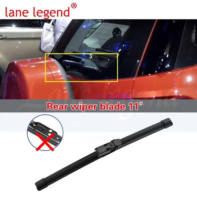 For Ford EcoSport 2013 2014 2015 2016 2017 Front Rear Wiper Blades Kit Cutter Window Boneless Frameless Rubber Car Accessories