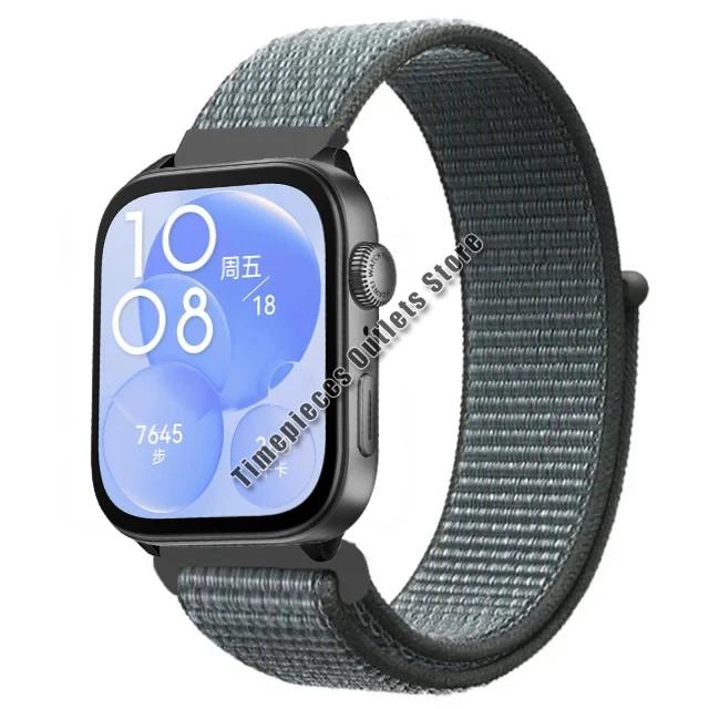 Nylon Loop Strap For Huawei Watch Fit 3 Sport Breathable Replacement Bracelet Wristband For Huawei Watch Fit 3 Belt Accessories