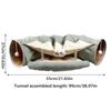 Cat Tunnel Bed" Cat Bed With Tunnel" 2-in-1 Collapsible Cat Tunnel" Cat-Nest" Cat House" Cat Cave" Cat Lover Gift" Pet Cave" Cat Furniture