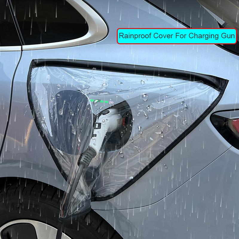 Auto Neue Energie Lade Port Regen Abdeckung Regendicht Staubdicht EV Ladegerät Pistolen Schutz Elektrische Für VOYAH KOSTENLOSER MG 4 ZEEKR BYD VW