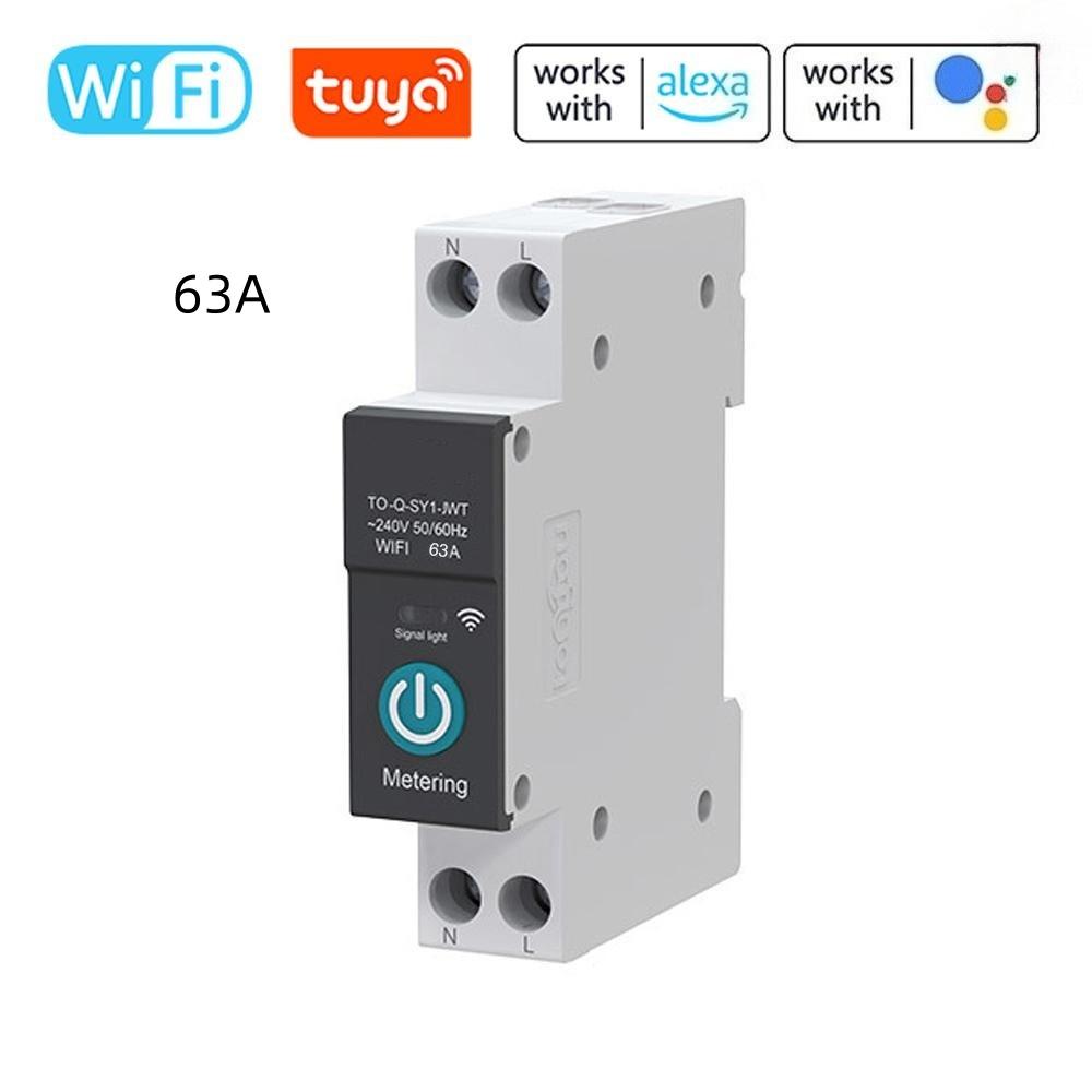 WiFi Intelligent Circuit Breaker Wireless Remotes Control Switch Mobilephone APP Remotes Viewing Home Circuit Breaker