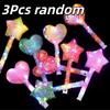 LED Luminous Magic Star Rod Light-up Wand Glow Stick Christmas New Year Party Prop Concert Glowing Stick Birthday Party Supplies
