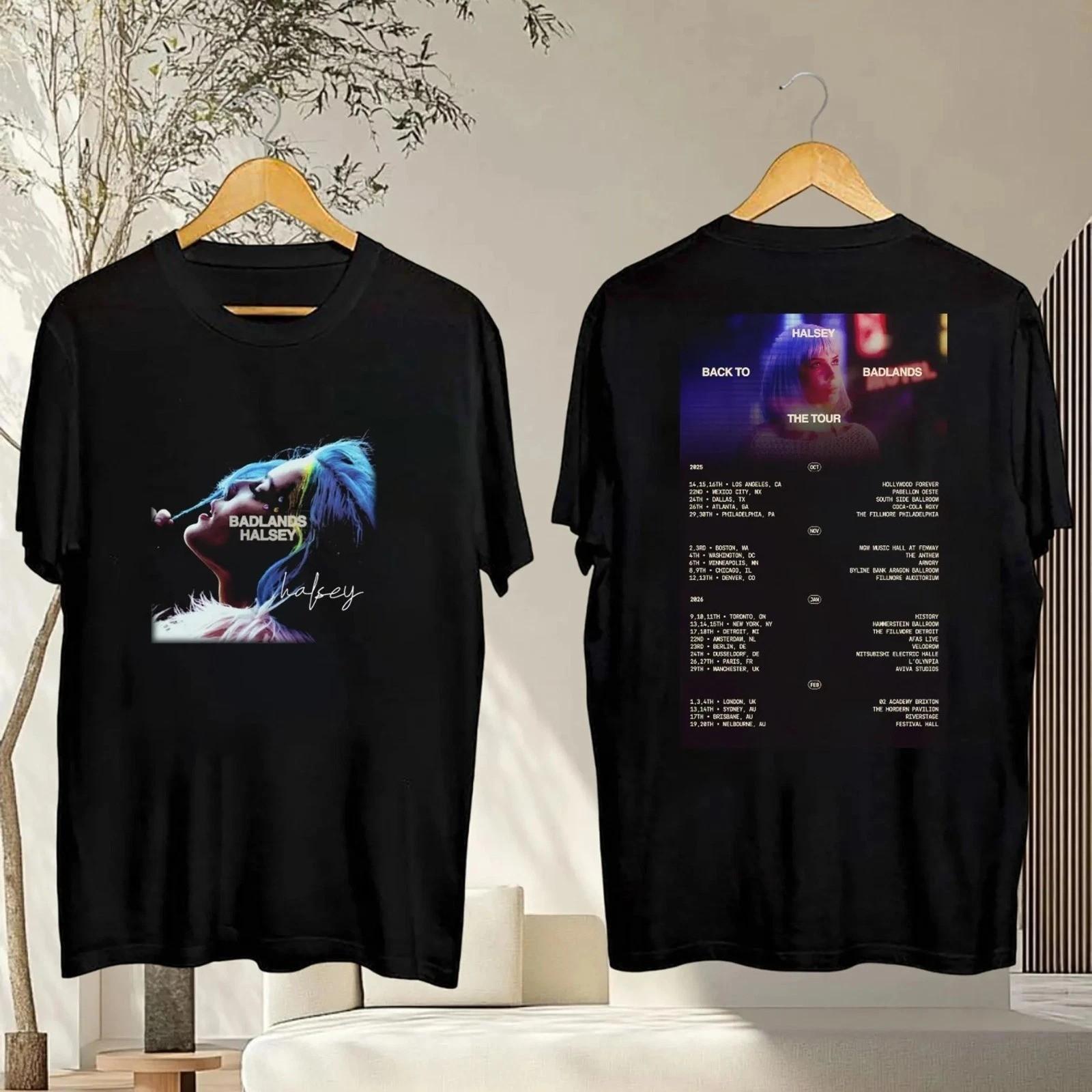 Halsey Back To Badlands Tour 2026 2026 Official Unisex T-Shirt XXXXL
