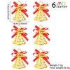Themed Holiday Elegant Gold Plastic Christmas Bells Ideal For Tree Decorations