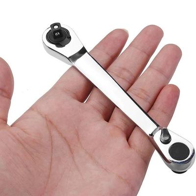 1pcs Mini Double Headed Ratchet Wrench Quick Socket Ratchet Wrench Screwdriver Hex Torque Wrenches Hand Repair Tools
