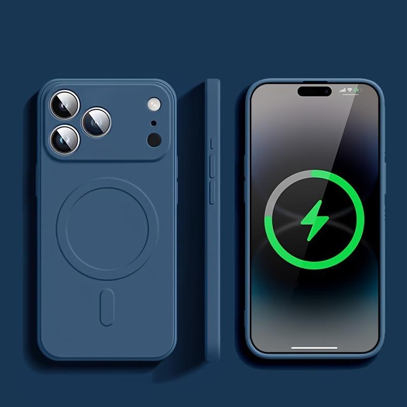 Originale Flüssigsilikon-Handyhülle Für iPhone 17 16 15 14 13 12 Pro Max Plus Für Magsafe Magnetische Hülle Für iPhone17 16 Pro Max