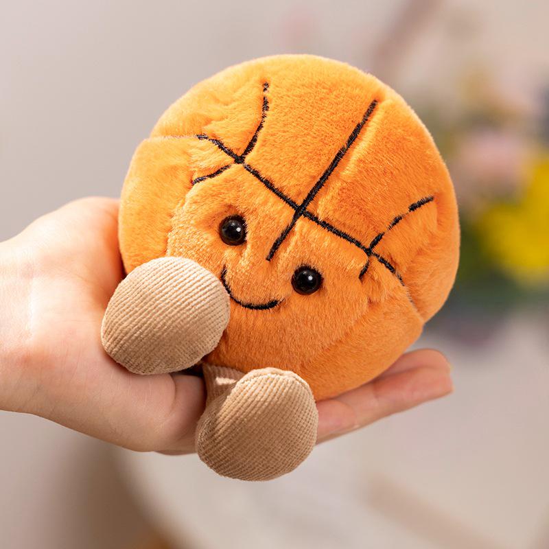 Creative Sports Plush Dolls: Fun Football, Basketball, Tennis Figurines - Perfect for Ornaments and Birthday Gifts