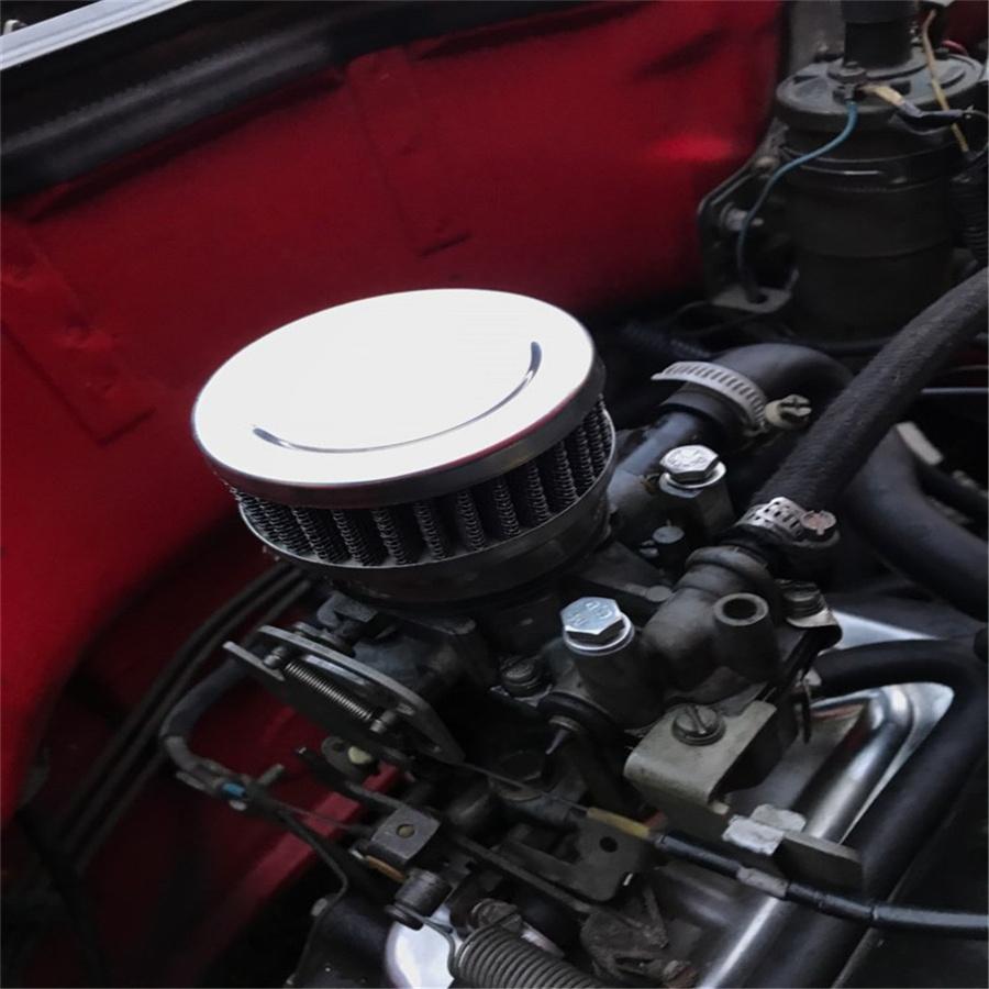 Universal Stainless Steel Motorcycle ATV Scooter Air Filter 48mm-52mm Cleaner Fo