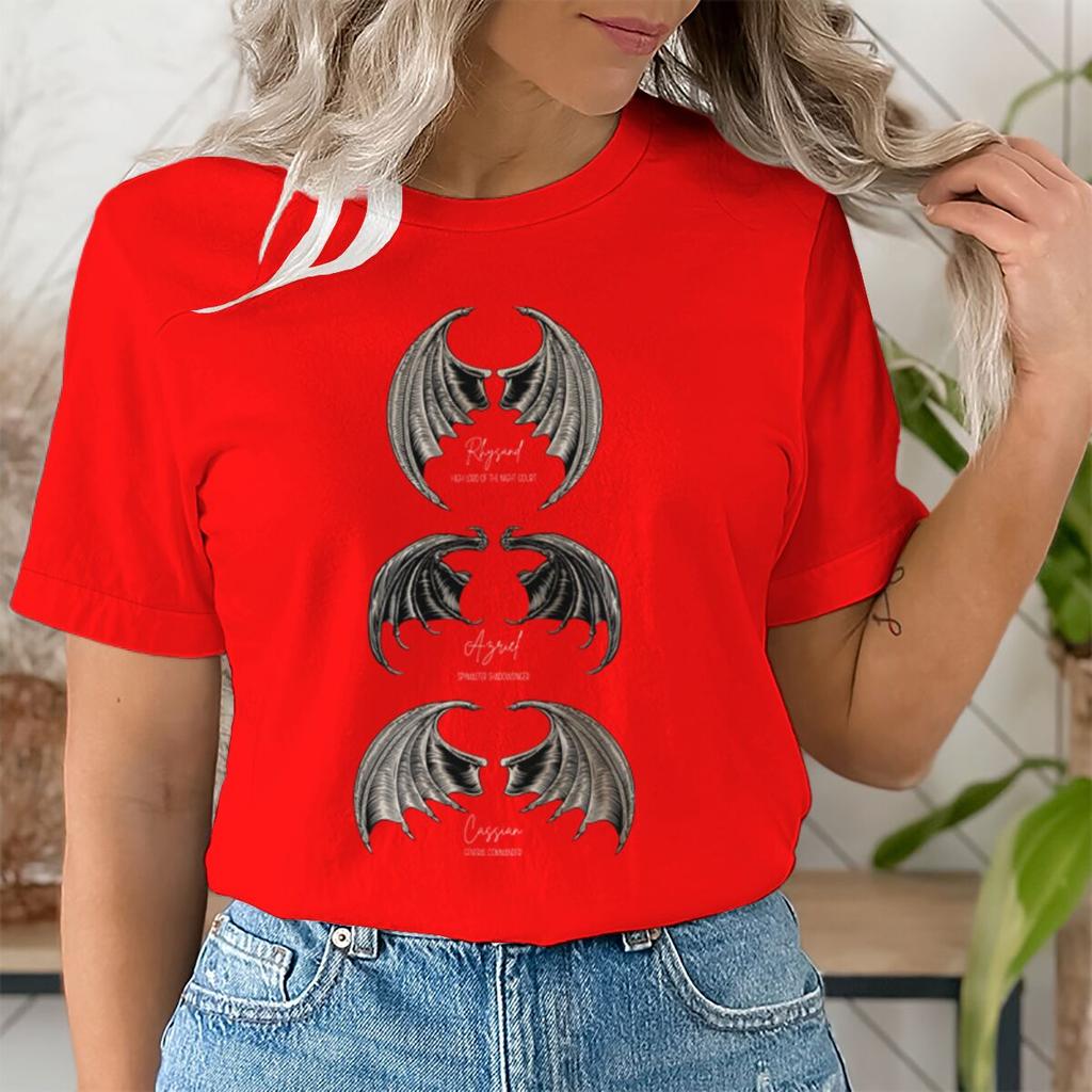 Vintage Dragon Wings Classic Tshirt Fourth Wing Bookish Graphic Tee Unisex Unisex Casual Bookworm Top Book Fan Gifts