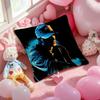 EEminem Mile Hip Hop Rapper Pillow Case Soft Plush Fabric DoubleSided Printed Cushion Cover Warm Winter Sofa Pillow Case