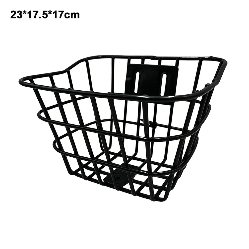 Metal Kids Bike Basket Black Children s Bicycle Basket Baby Stroller Iron Cycling Basket S