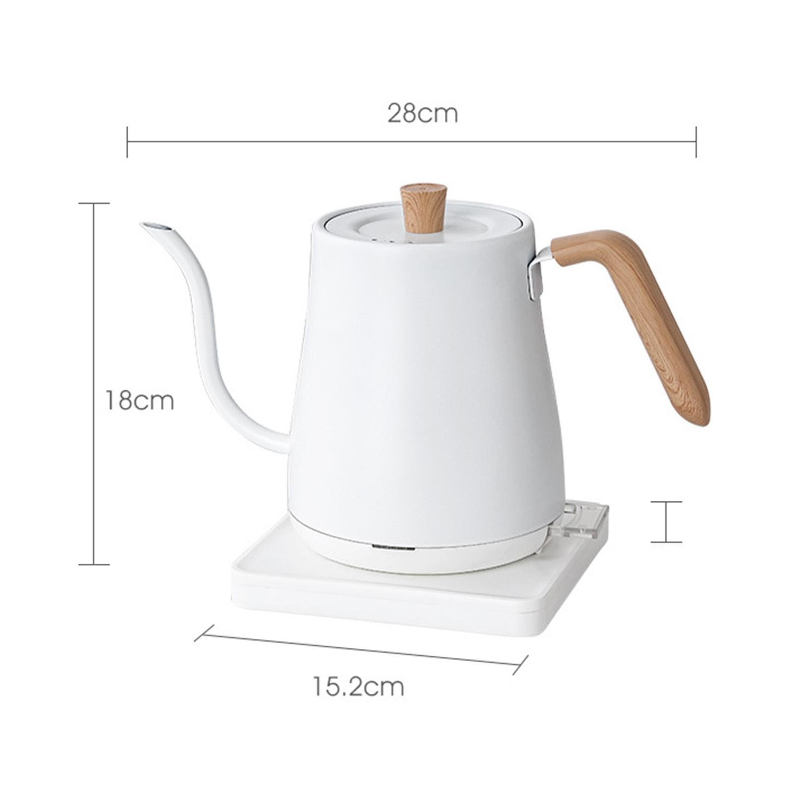 

Электрический чайник с быстрым нагревом и точным контролем температуры, заварной кофейник с гибким горлышком, используемый для заваривания сухого молока 220V белый