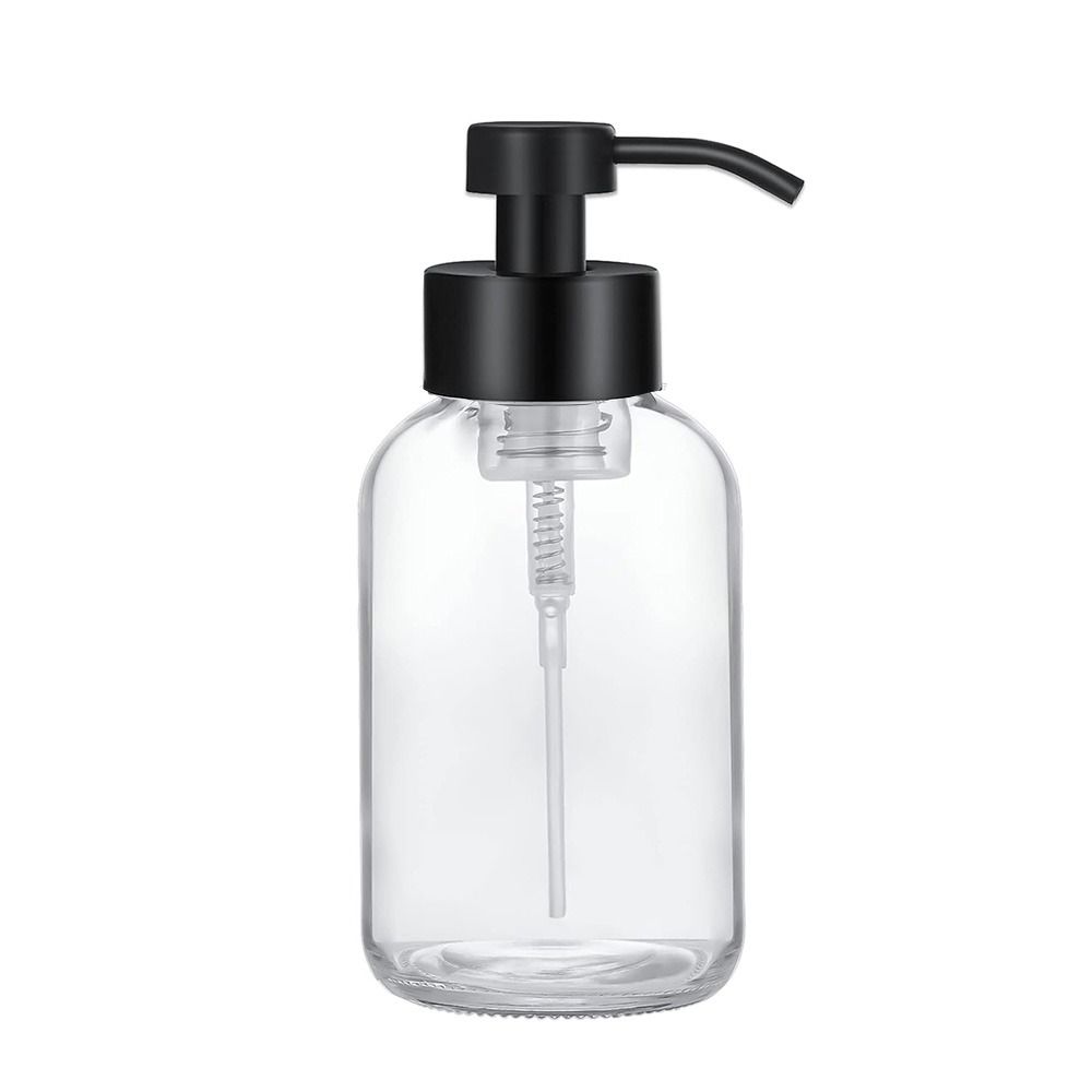 Refillable Foaming Soap Dispenser Round Hand Pump Bottle Easy To Use Foam Pump Bottle  Body Wash