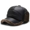 Men's Winter Earmuffs Cotton Hats with Velvet Lining, Windproof & Cold-Proof Duckbill Northeast Hats