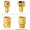 High Pressure Water Gun Quick Connect Fitting Brass Connector For Car Wash And Pressure Washer