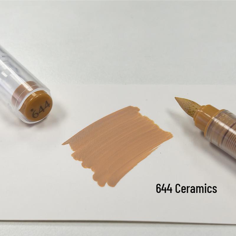 Marcator acrilic cu cap moale de 72/120 de culori pentru artă, pictură manuală DIY, graffiti