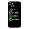 Black tpu Case For Huawei Y9S Y6S Y8S Y5P Y7P Y8P y7 Y5 lite Prime 2018 Y6 2019 Cover Coding Programming Codes Code
