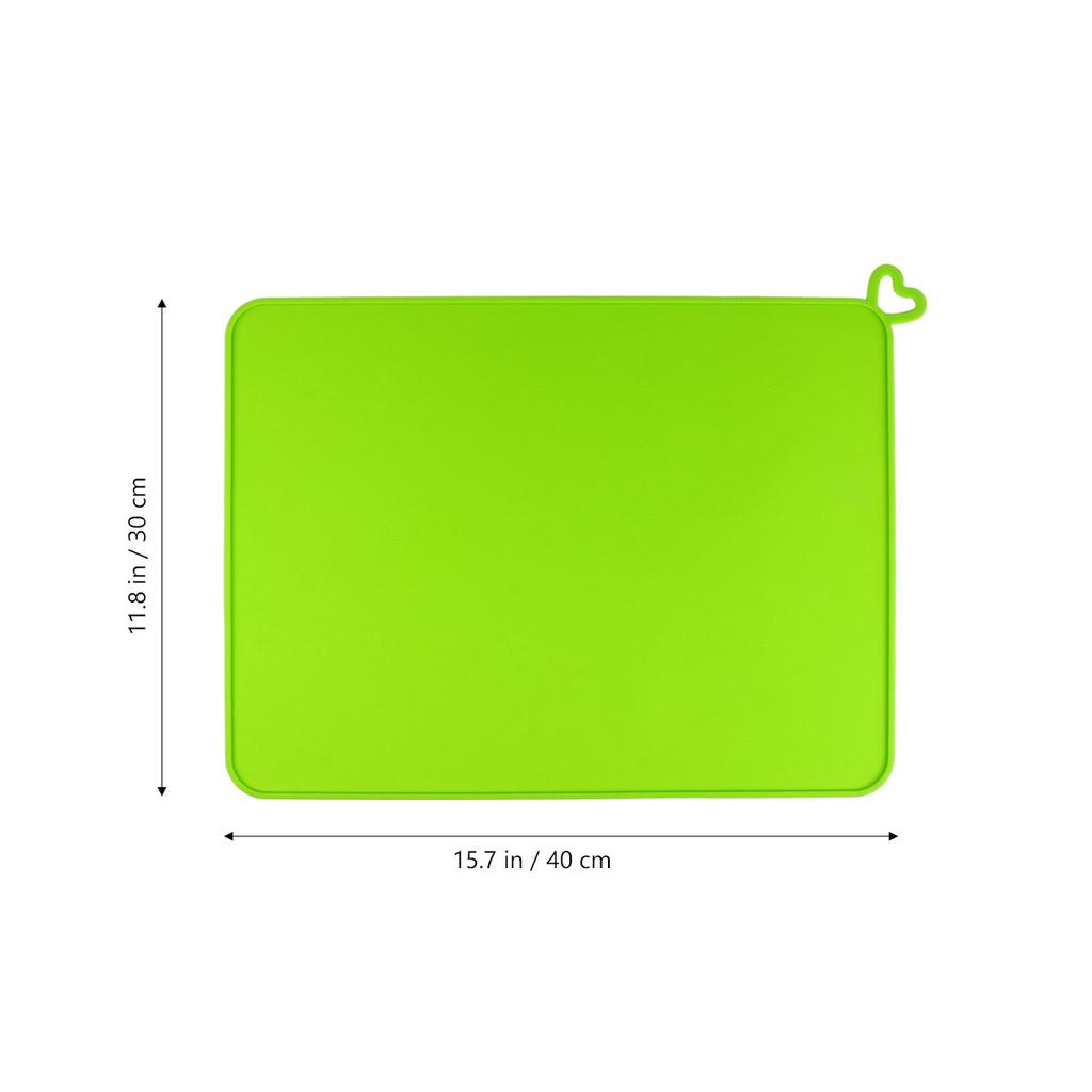 1Pcs Silicone Table Mat Heat Resistant Non Skid Washable Dishwasher Safe Soft Bpa Free for Family Restaurant Party