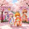 Anime Q-Version Cardcaptor Sakura Tomoyo Figuren Kimono GK Statue Sammlerstück Kawaii Figur Figurinen Schreibtisch Für Anime-Liebhaber Dekoration Geschenk