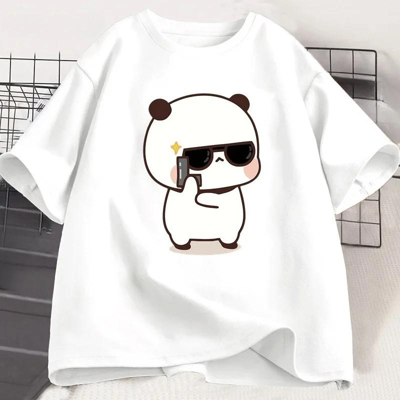 ZX Tee Bubu Dudu Couple T-shirt Panda Is A Spy Love Event  Cute T-shirt  Men Gift Valentine's Day graphic t shirts women clothing