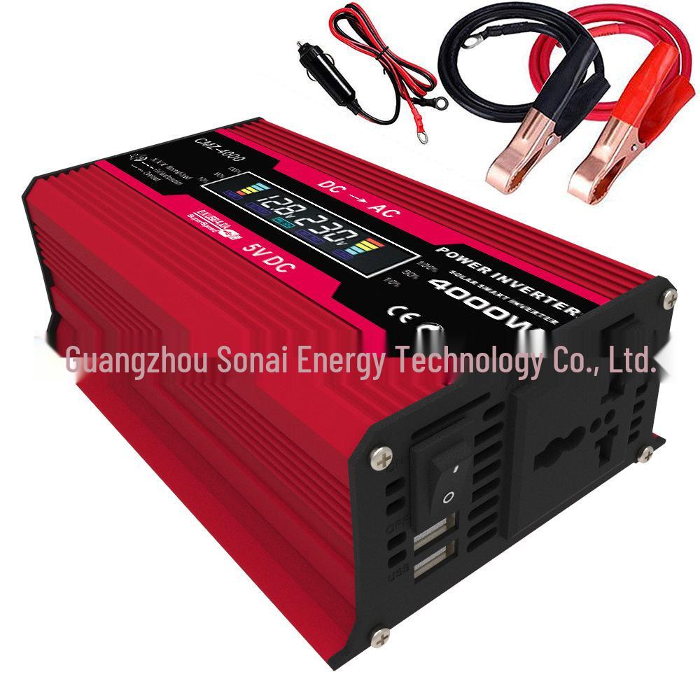 300W 12V auf 110V/220V Auto-Wechselrichter mit intelligenter Anzeige