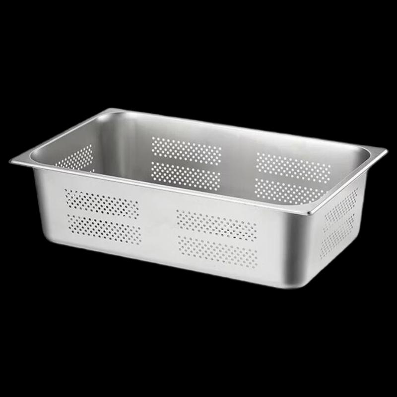 Commercial Perforated 304 Stainless Steel Fraction Food Pan