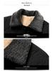 Men's Winter Thickened Lapel Jacket - Plus Velvet, Warm, Loose Fit for Middle-aged & Elderly