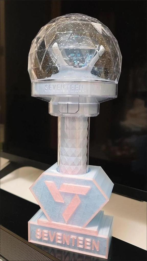 [USED] SEVENTEEN Glitter Penlight Stand, Pink x Blue