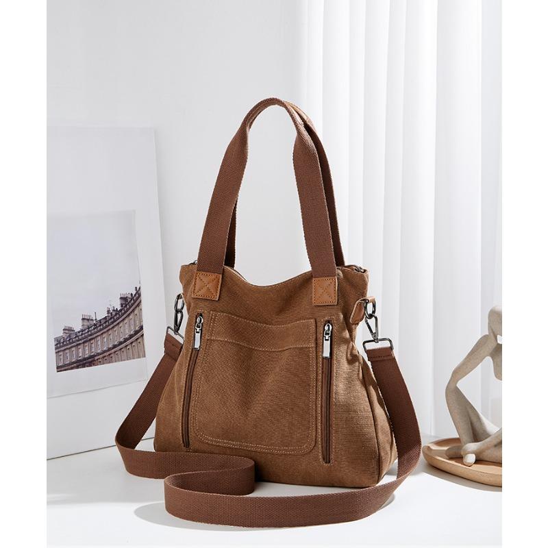 Large-capacity Single-shoulder Bag, Student Tote Handbag, Crossbody Cloth Bag