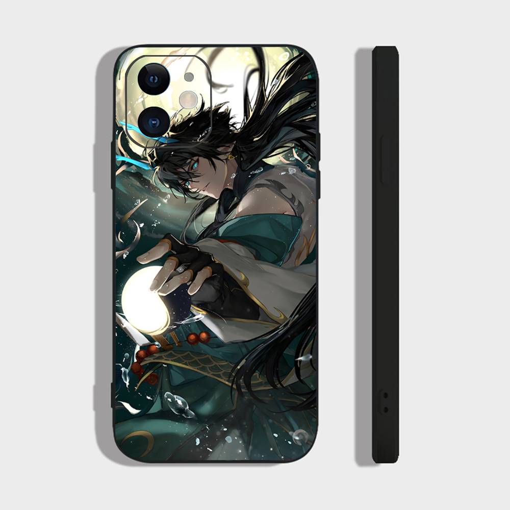 Imbibitor Lunae Game Genshin Impact Phone Case For IPhone 17 Air 16 15 14 13 Pro Max 11 12 Black Silicone Cover