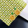 Simple Temperament Zircon Orange Fruit Earrings Fresh Lemon Orange Stud Earrings