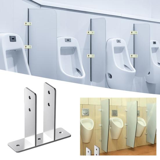 Fästen för urinoarer, badrumsfästen i kolstål med monteringsskruvar, kraftiga urinoarfästen
