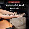 Repose-jambes gonflable pour le voyage et le bureau