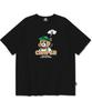 TRIPSHION Thinking Camper Bear Graphic T-Shirt - Black