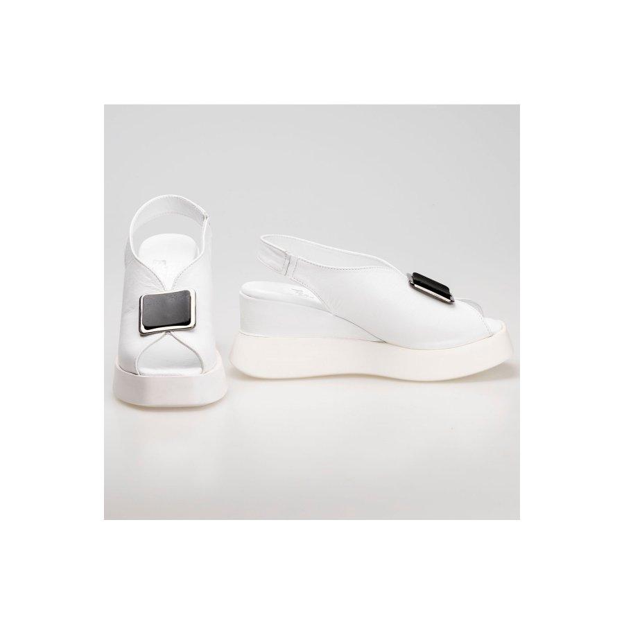 Women's Genuine Leather Wedge Heels Comfortable Stylish Sandals