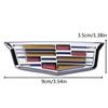 Kofferraum-Legierungs-Emblem, C-Säulen-Fenster-Plakette Aufkleber, Premium-Außenzubehör für ATSL SRX BLS CT4 Deville XTS
