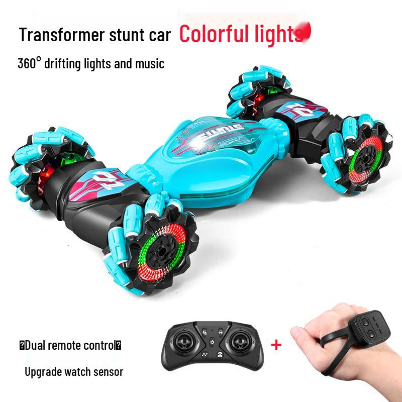 Neues RC-Geländewagen-Stuntauto: Gestensteuerung, 4WD-Klettern, Verdrehen, Driften, Verformung, Lichter