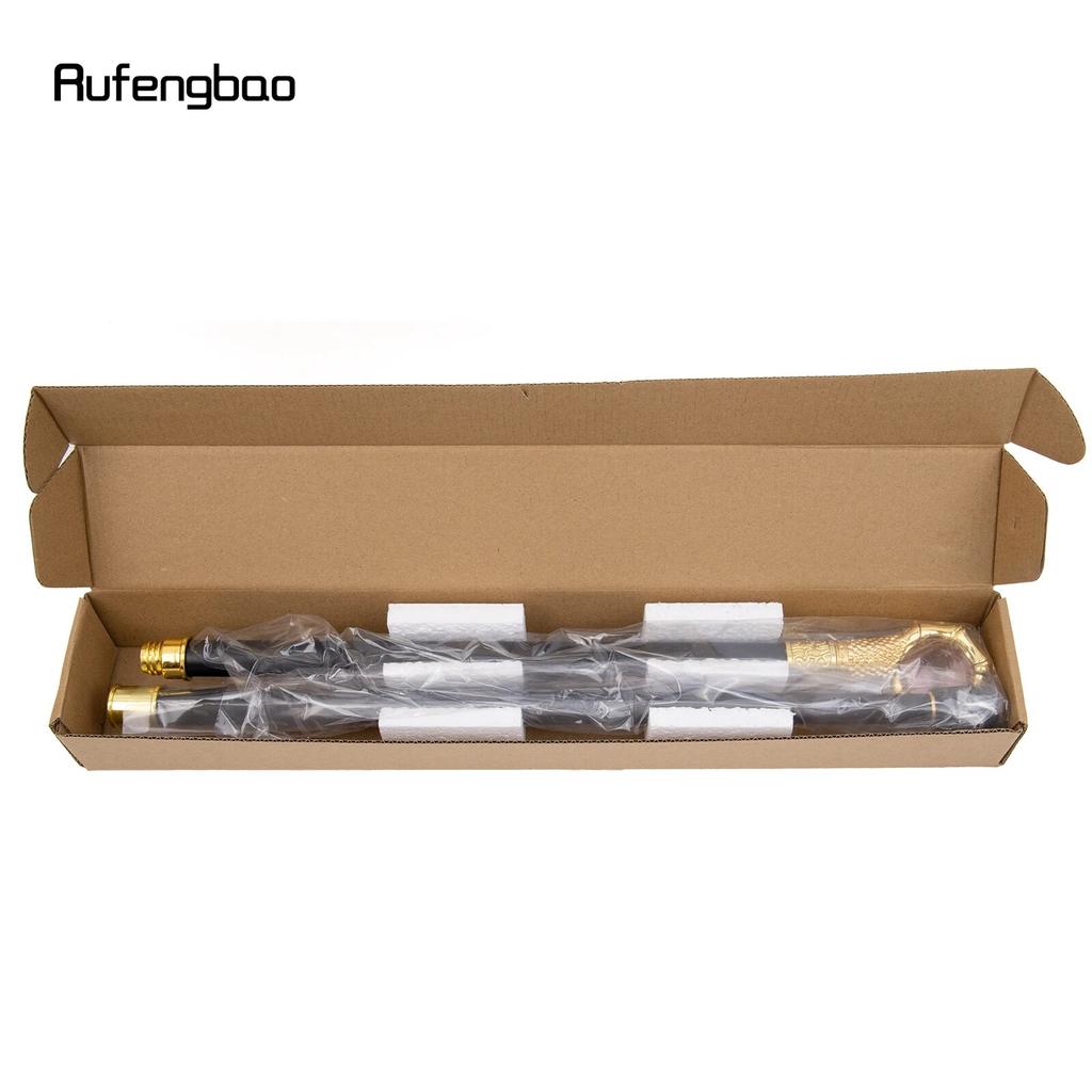 Dragon Claw Grasp Light Pink Glass Ball Golden Walking Cane Fashion Decorative Walking Stick Cosplay Cane Knob Crosier 93cm