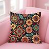 B-Bohemia Cushion Cover Pillowcase Short Plush Invisible Zipper Room Sofa Cushion Cover