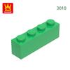 Non-Toxic 67Pcs/Lot 3010 1X4 Basic Building Blocks Moc Parts Compatible With Bricks Diy Children Toys Assembly Gift Storage Box